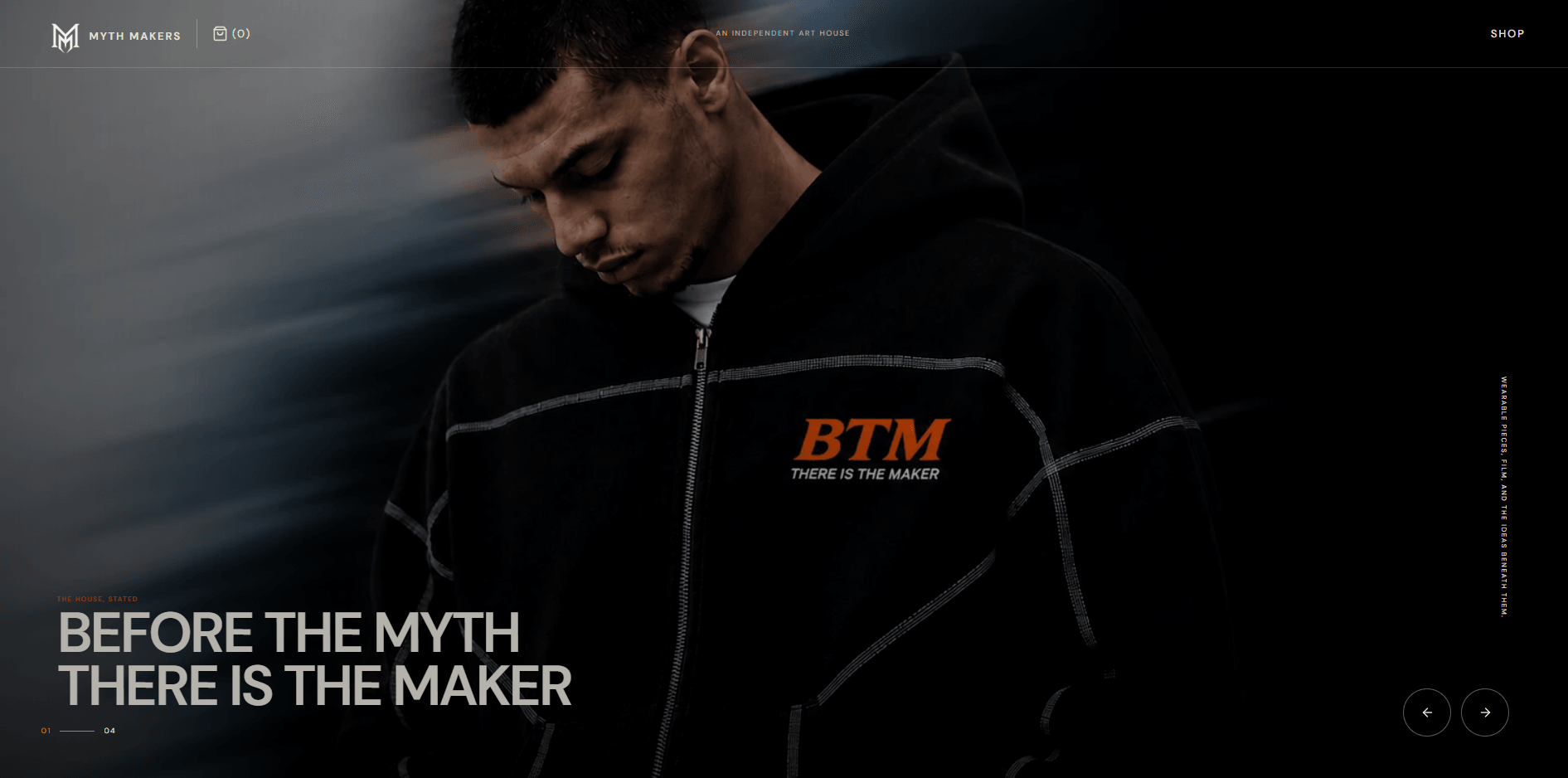 Myth Makers website preview